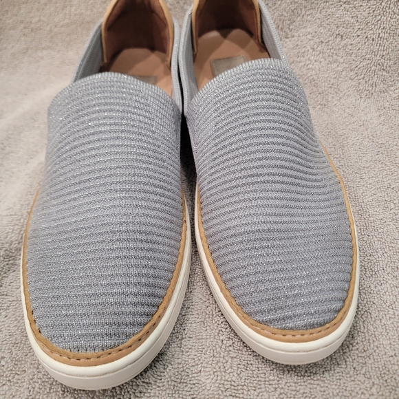 Ugg Leather and Fabric Slip Ons - Picture 5 of 7